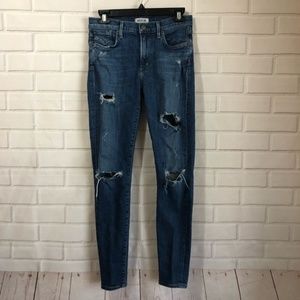 Agolde Jeans - Agolde Sophie High Rise Distressed Denim Agolde Jeans - Agolde Sophie High Rise Distressed Denim